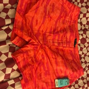 Brand new Orange and Fuchsia Shorts  size6